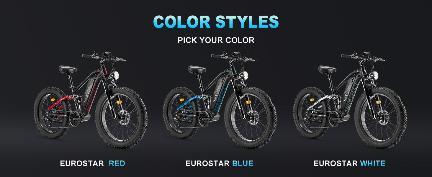 Color of Freesky Electric Mountain Bike Eurostar M-410