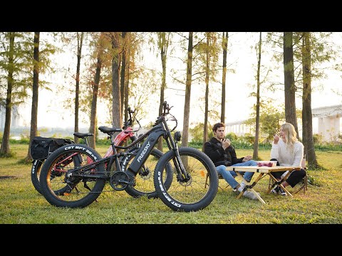 Freesky Electric Mountain Bike Swift Horse X-6E video