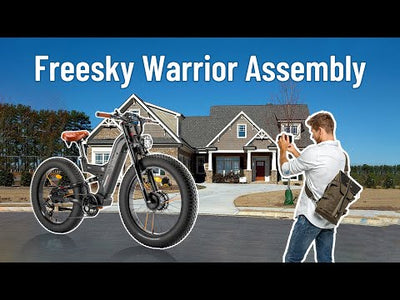 Freesky Dual Motor Electric Mountain Bike Warrior M-530 assembly