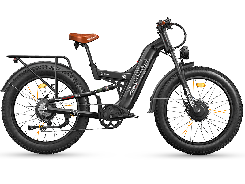 ev warrior electric bicycle Dual Motor, Peak Power 4000W Electric Mountain Bike