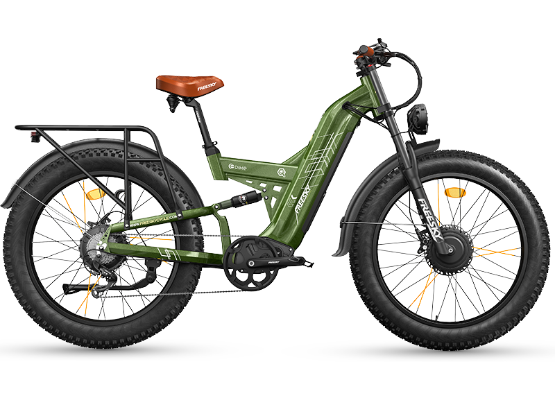 e mountainbike fully 45 km h Dual Motor, Peak Power 4000W Electric Mountain Bike