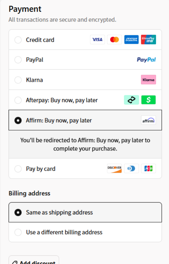 Step 1: Fill your cart