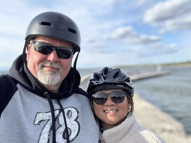 Our First E-Bike Adventure: Riding Through the Forest to Waskesiu Lake